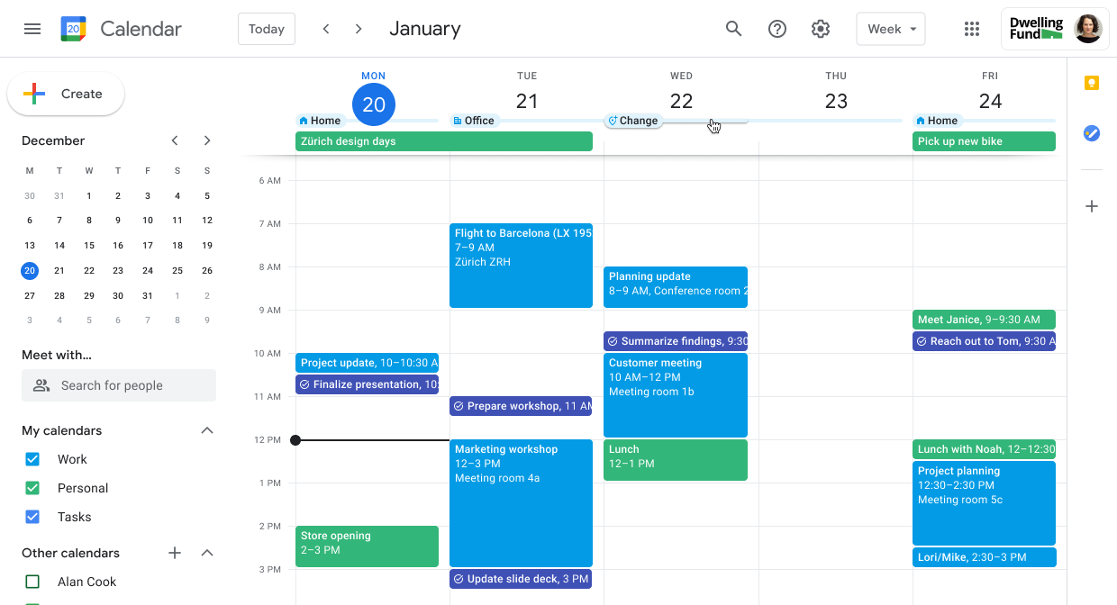 GOOGLE CALENDAR