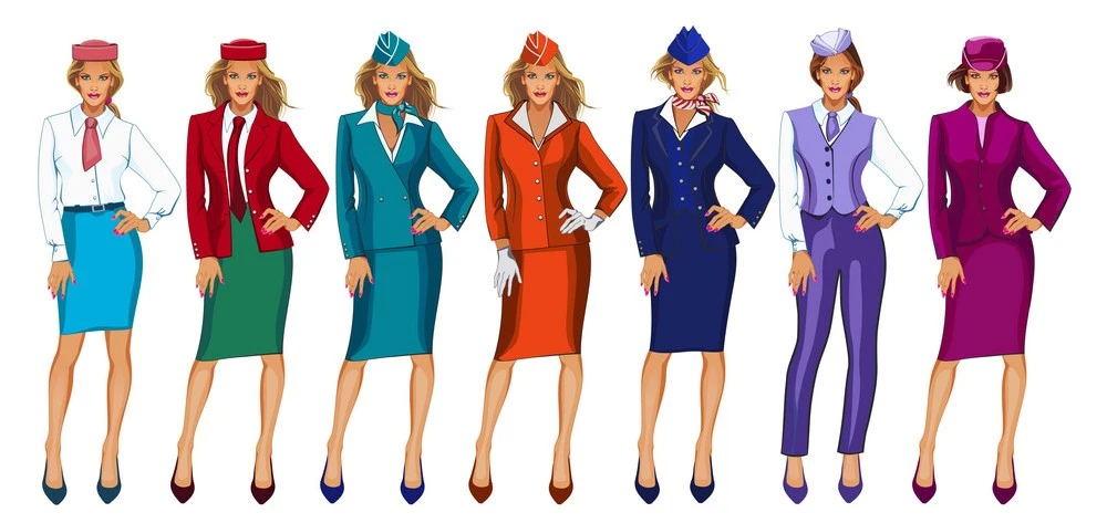What is the dress code for an air hostess?