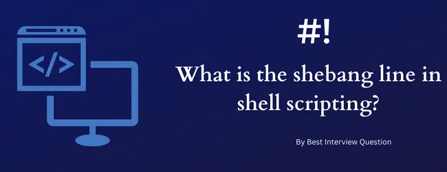What is the shebang line in shell scripting?